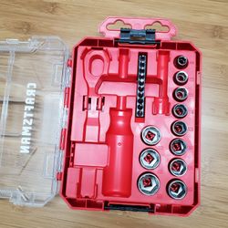 Craftsman 3/8 inch drive ratchet socket set case holder organizer tray metric CMMT12111