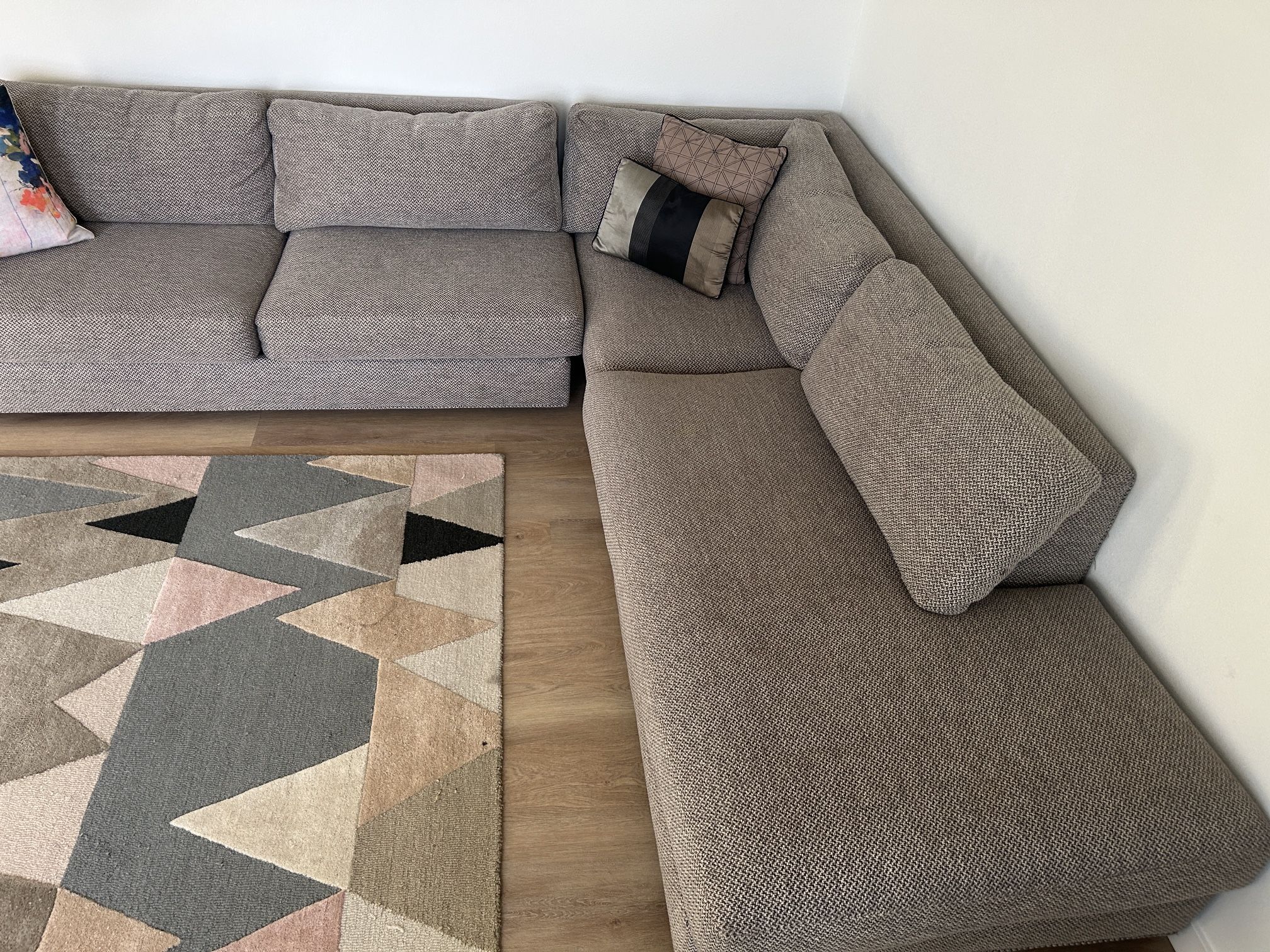 Thayer Coggin Tweed Sectional