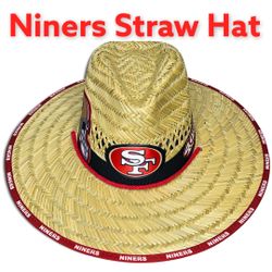 San Francisco 49ers straw hat (Great Father’s Day Gift 🎁) Same Day Shipping If Paid By 3pm (I Also Have Other Team’s)  