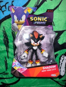 5" SHADOW Sonic the Hedgehog Prime New Yoke City Jakks