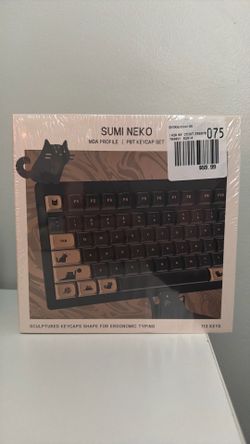 Sumi Neko Cat Keycap Set Mechanical Gaming Keyboards