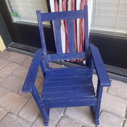 Adirondack style kids rocking chair