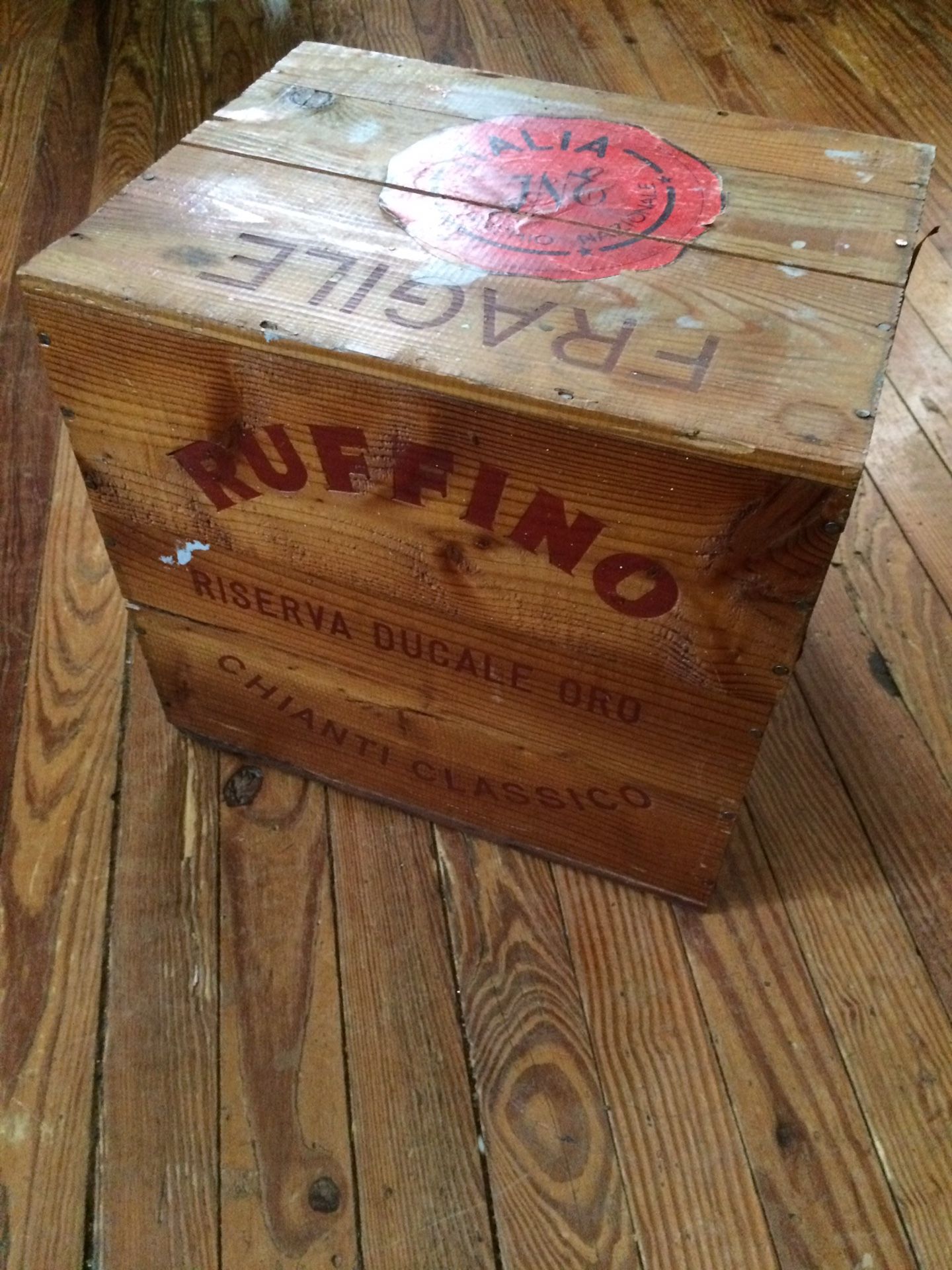 Antique Virginia wine crate