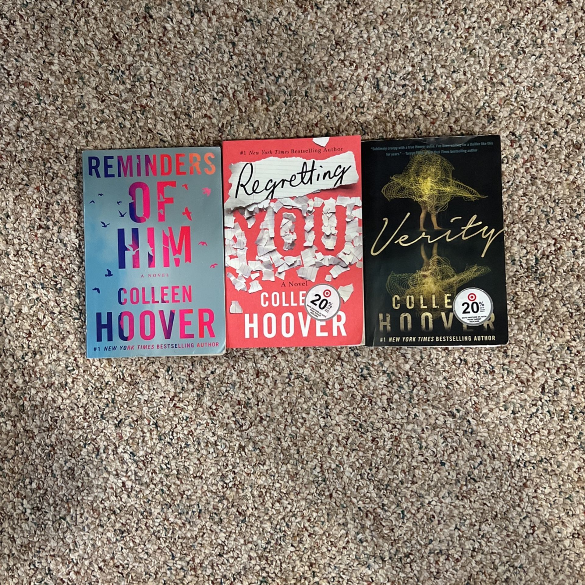 3 Colleen Hoover Books