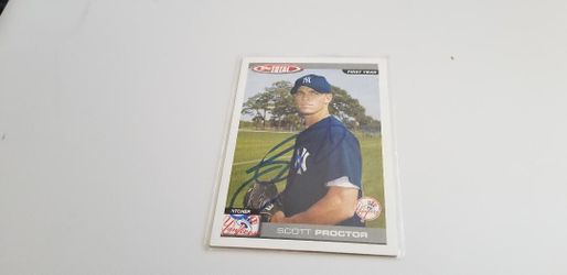 Scott Proctor Signed Topps Total Baseball Card