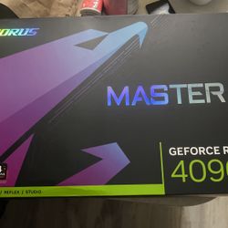 New In Box GTX Aorus 4090 