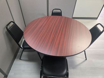 Breakroom Table with 4 Chairs