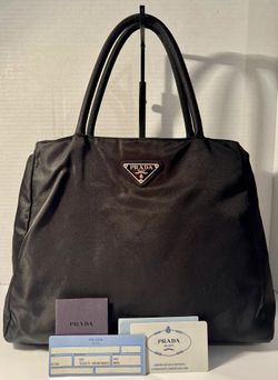 Prada Tessuto Bag I Top Handle/Tote I Black