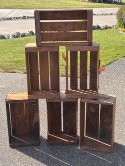 Vintage Apple crates