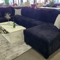TAX SEASON SALE!!! Sectional With Chaise / Made In The USA/ Available In Different Colors & Materials