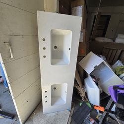 60x20 Bathroom Vanity Top Read Details 