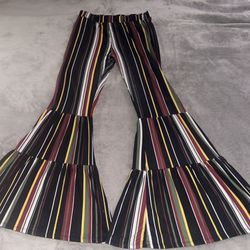 Multicolor Flare Leggings – Size XL
