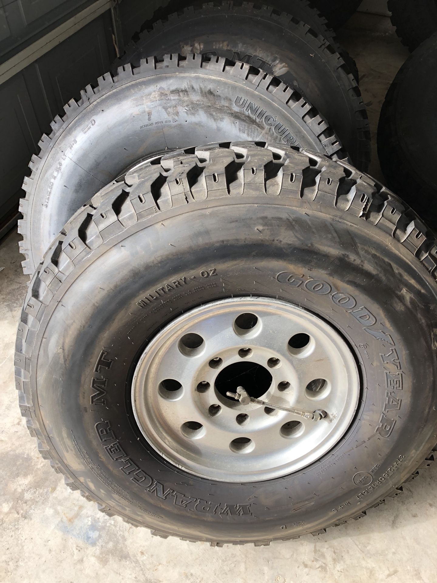 Set of 5, 16.5” Cepek OEM Hummer H1 Wheels and Tires CTIS Original Hummer Wheels. Tread is in excellent condition!