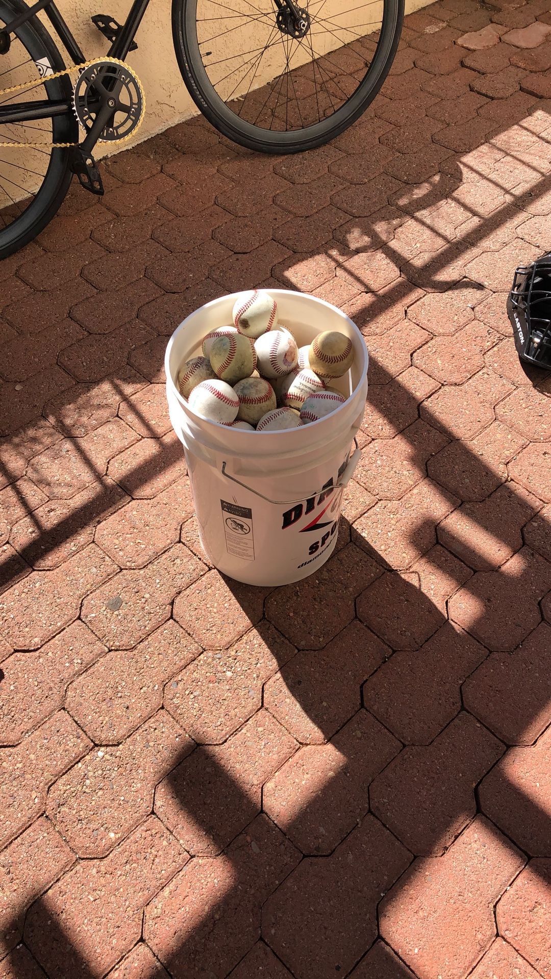 Bucket Of Baseballs - No Lid