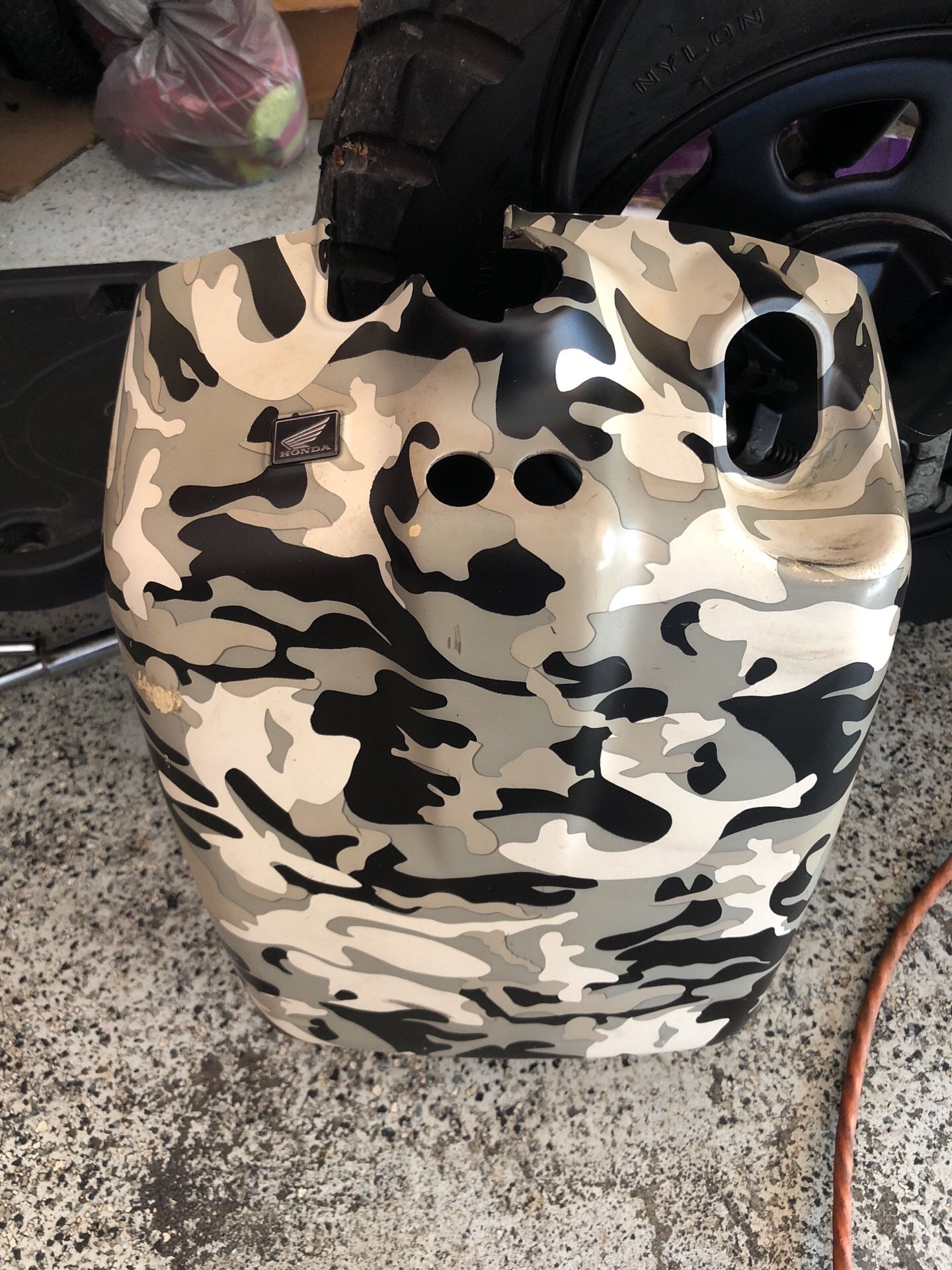 Honda ruckus battery cover oem