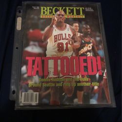 Dennis Rodman On August 1996 Of Beckett Magazine