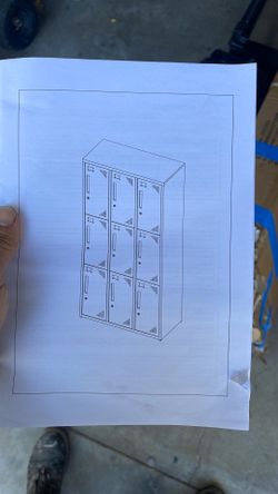 New 9 set of locking lockers