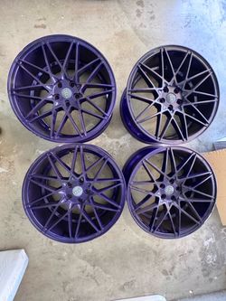 Klutch Alloy Wheels Set purple