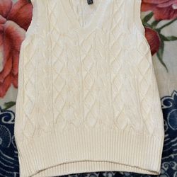 white sweater vest 