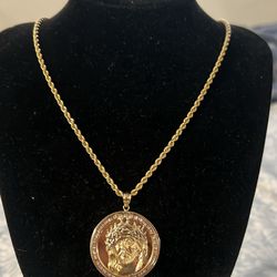 14k Rope Jesus Set