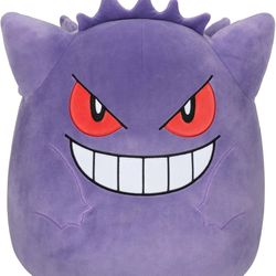 14" Gengar Squishmallows Pokemon NEW