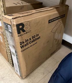 🔥 30% OFF DEAL! RELIABILT Overlake 24” Wall Cabinet – Gray – New in Box