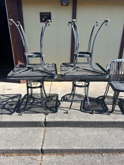 Outside chairs and tables