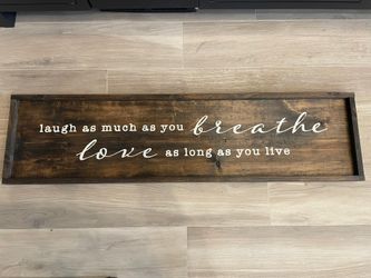 Wooden Home Sign