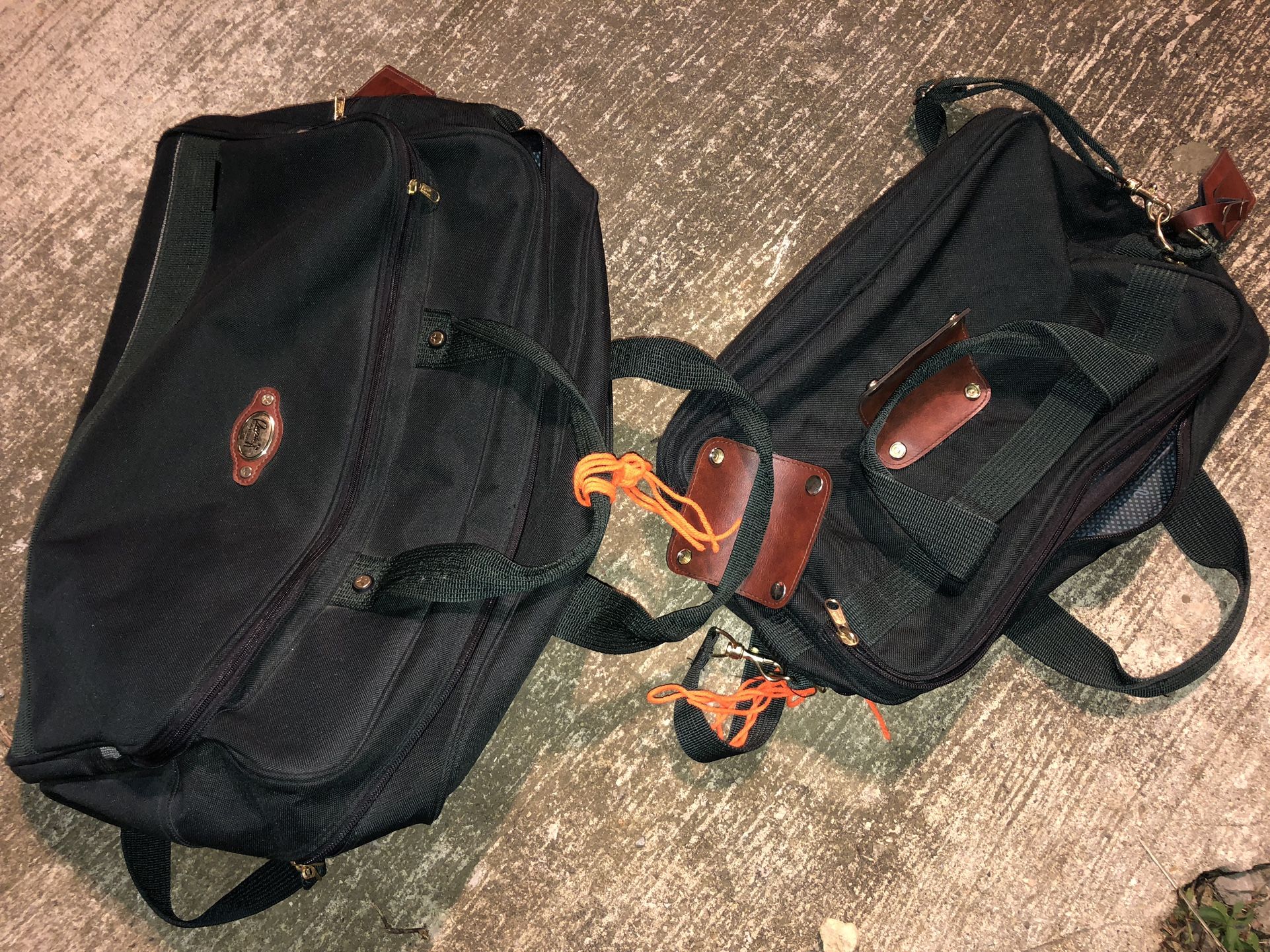 Set Of Canvas Travel Bags