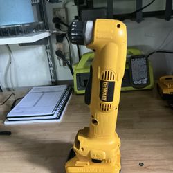 Dewalt Right Angle Drill With New 20 V Battery 