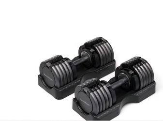 NordicTrack55 Lb Select-A-Weight Dumbbell Set: Compact Design, 15 Different Weight Increments, and iFIT Integration for Interactive Workouts and More