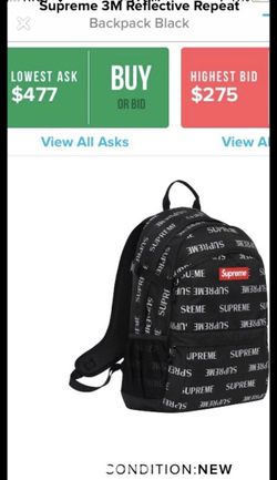 Supreme 3m Repeat Backpack