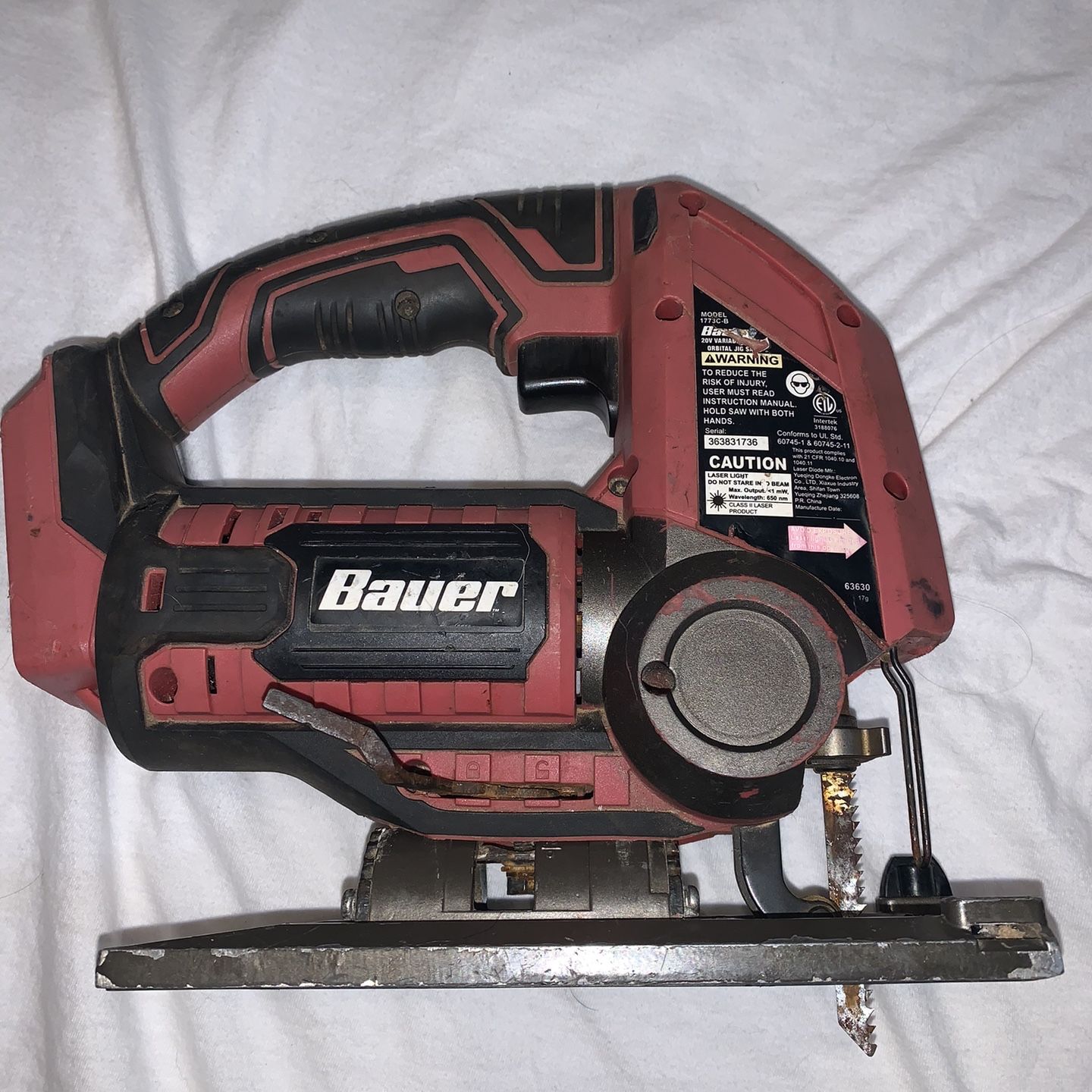 Bauer 20v jigsaw new arrivals