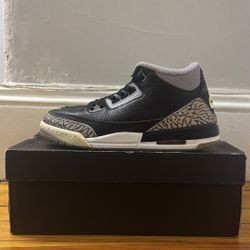 Air Jordan 3 Retro OG "Black Cement" (6.5Y) 