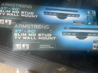 ARMSTRONG 37-90 inch Slim No Stud TV WALL MOUNT