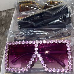 Rhinestone Sunglasses All For $50 Or One Pair For $5.00