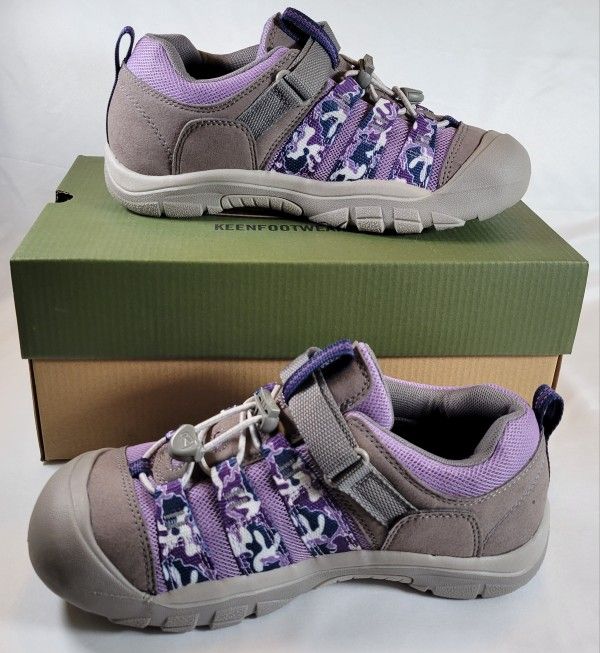Keen Newport H2 Youth Size 5 Shoes Chalk Violet Water Resistant Drizzle Purple