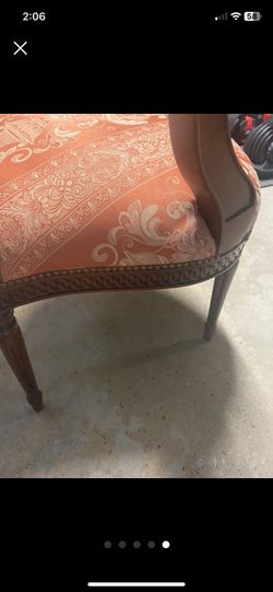 Pair of Louis XVI Style Medallion Armchairs