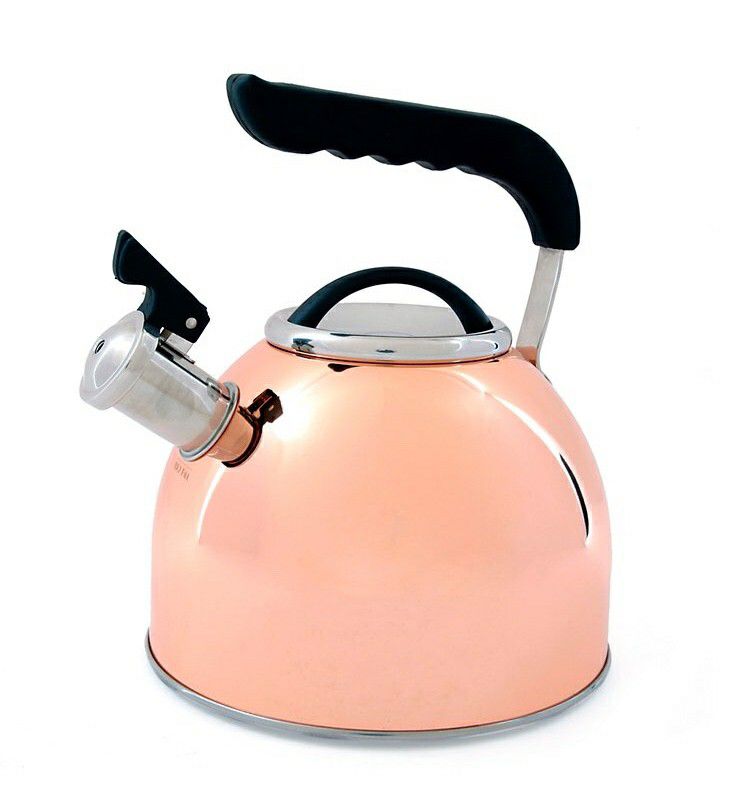 New copper tea kettle pot kitchen