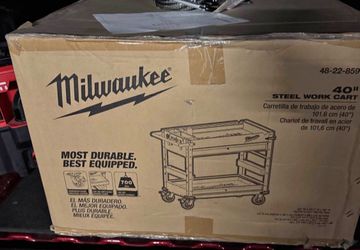 Milwaukee 40" Steel Work Cart 48-22-859