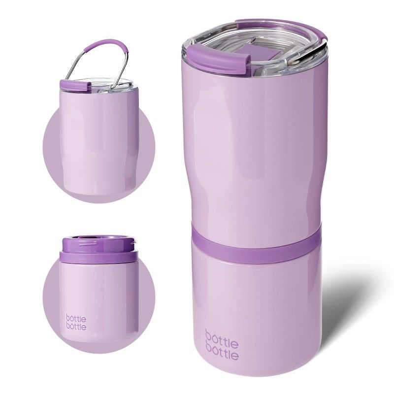 Brand New - BOTTLE BOTTLE Stainless Steel 2In1 Tumbler