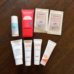 8-piece Bestselling Travel Size Sunscreen Bundle