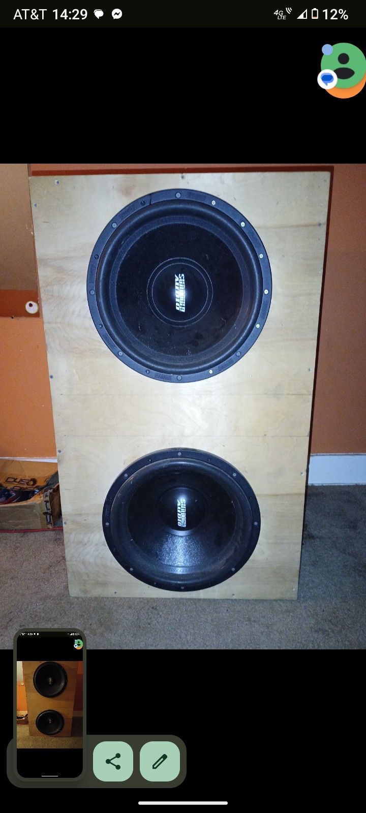 2 15inch Sundown SA v2 Subwoofers BARLEY USED FOR A FEW MONTHS