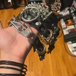 Genuine Handmade Goth/punk Cuffs