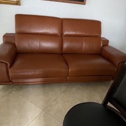 Leather Couch 