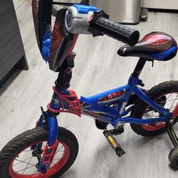 Spiderman Bike For Toddler-almost New