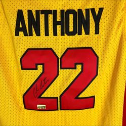 Signed Carmelo Anthony High school Jersey 