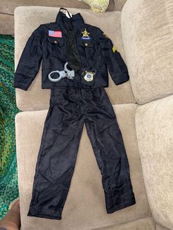 Kids Police Officer Halloween Costume Set