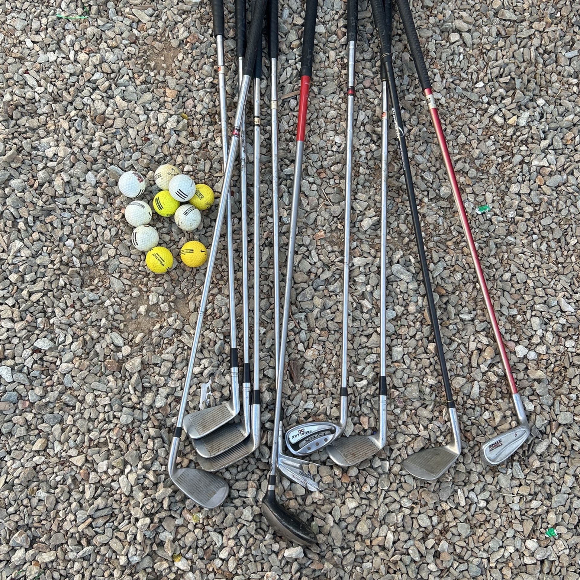 Golf Clubs And Golf Balls