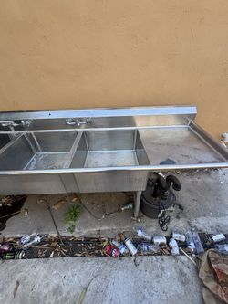 Three Compartment Sink